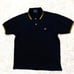 Excellent Condition Fred Perry Big Size Black & Yellow Short Sleeve Polo Shirt, Size O