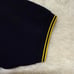 Excellent Condition Fred Perry Big Size Black & Yellow Short Sleeve Polo Shirt, Size O