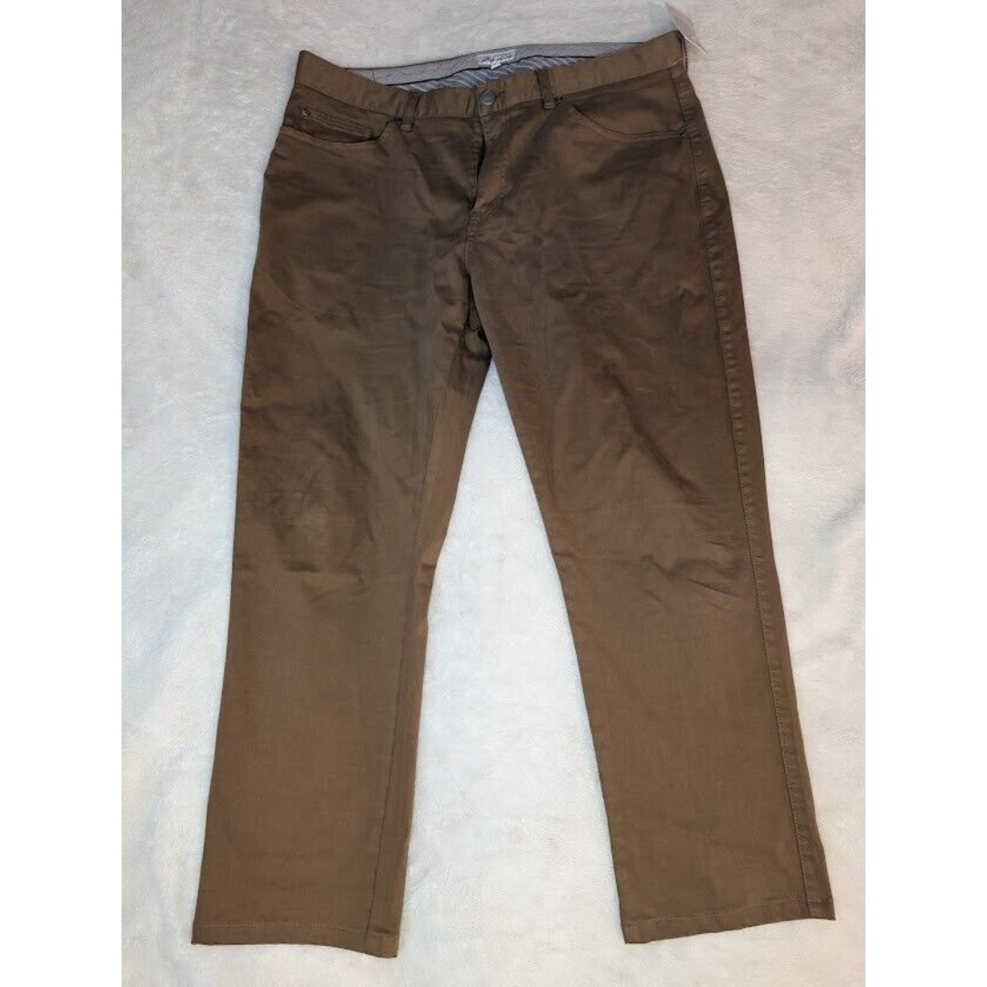 Peter Millar Ultimate Sateen Five-Pocket Golf Pants ME0B39 36x28 170 NWT