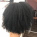 Kinky afro wig 16 100% human hair lace