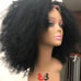 Kinky afro wig 16 100% human hair lace