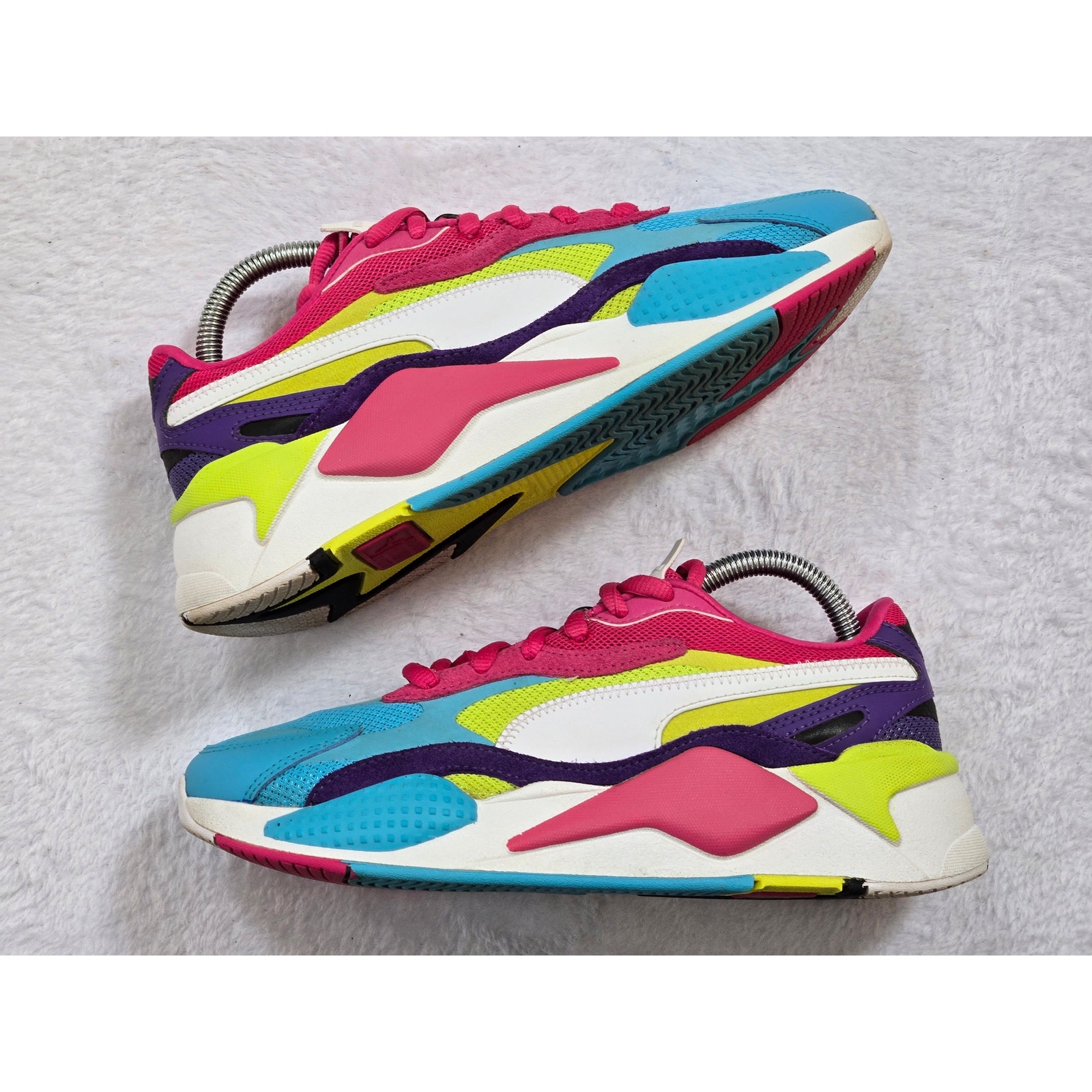 Puma RS-X3 (Womens Size 8.5) Casual Running Shoe Multi-color Trainer Sneaker