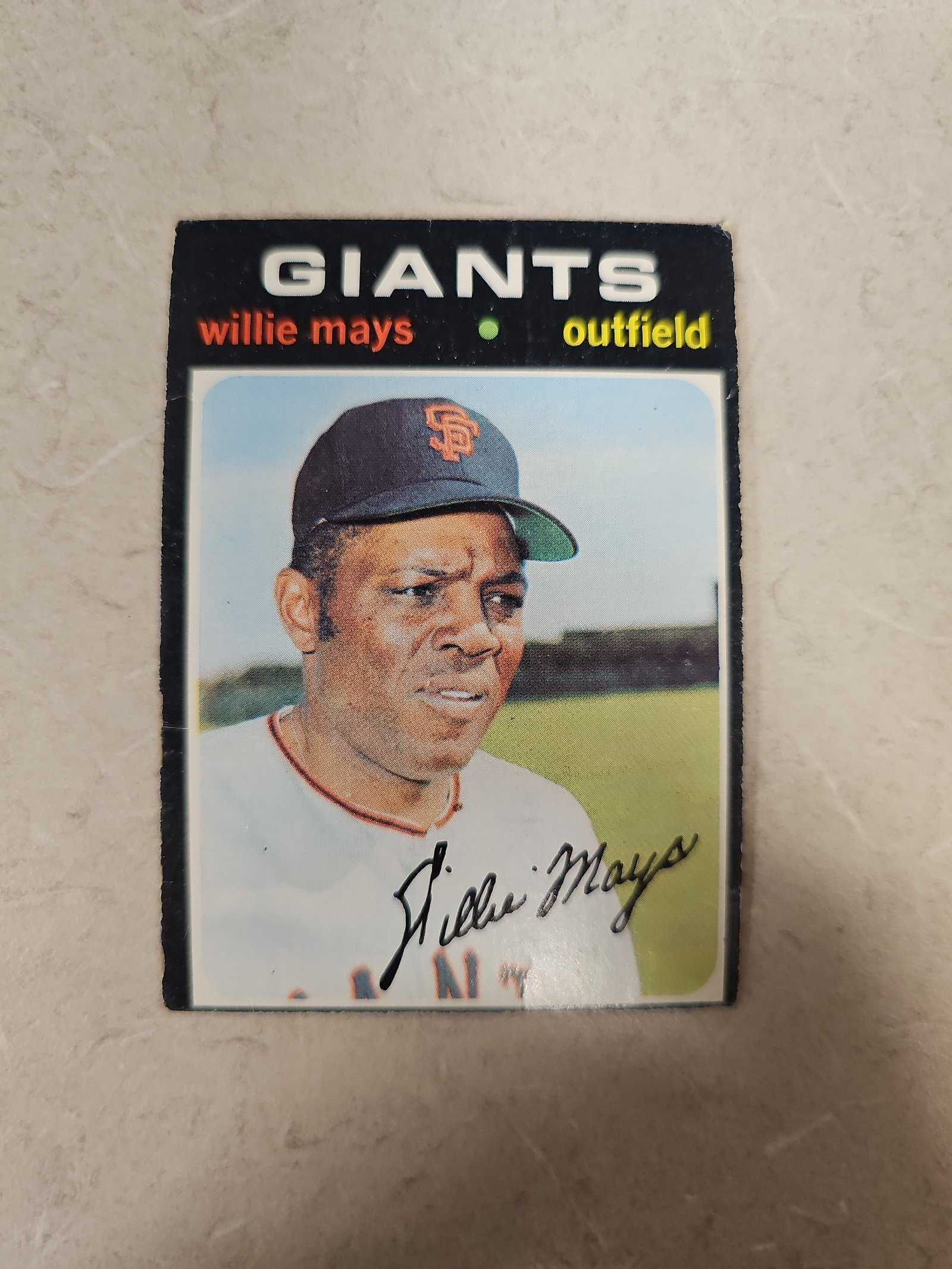1971 Topps Willie Mays High #