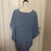 Hatch Slouch v-neck short sleeve blue floral dress