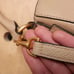 Tory Burch Carson Hobo Crossbody Logo Shoulder Bag Pebble Leather