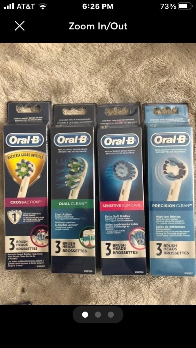 Oral B Dual Clean Brushheads