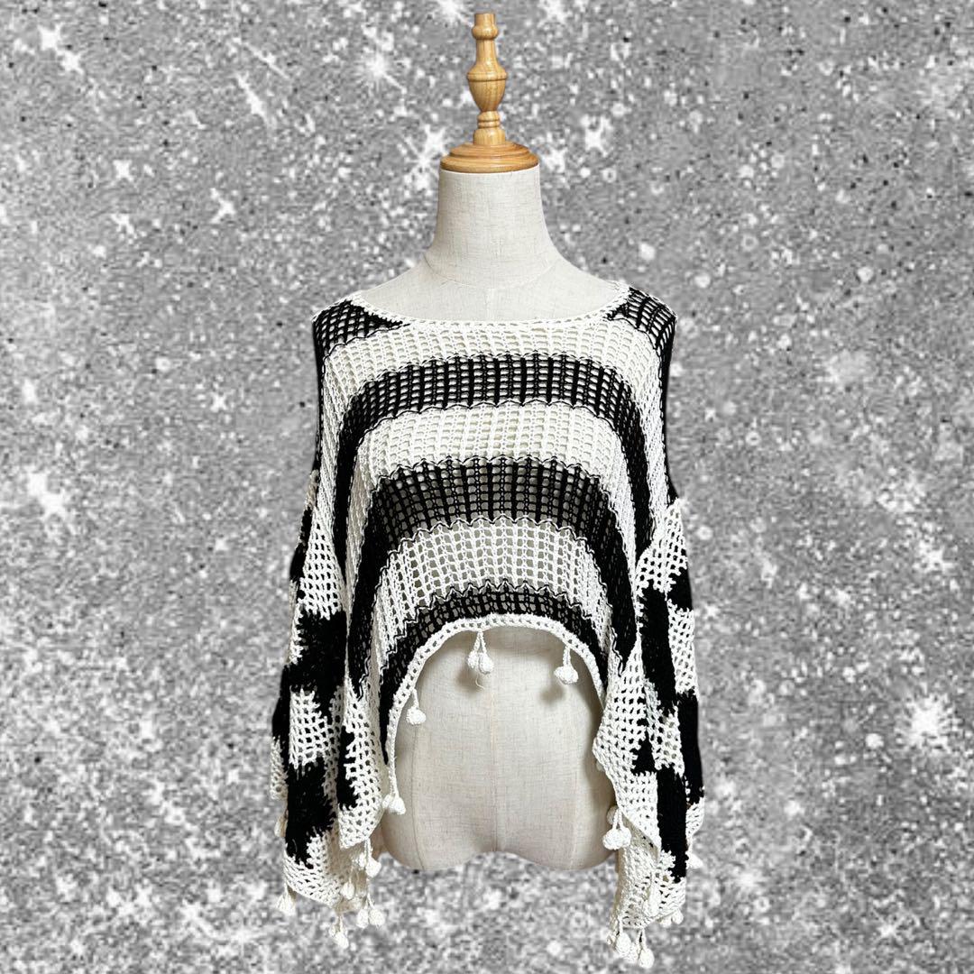 y2k 00s NANA Fairy Grunge Punk Border Poncho Rare