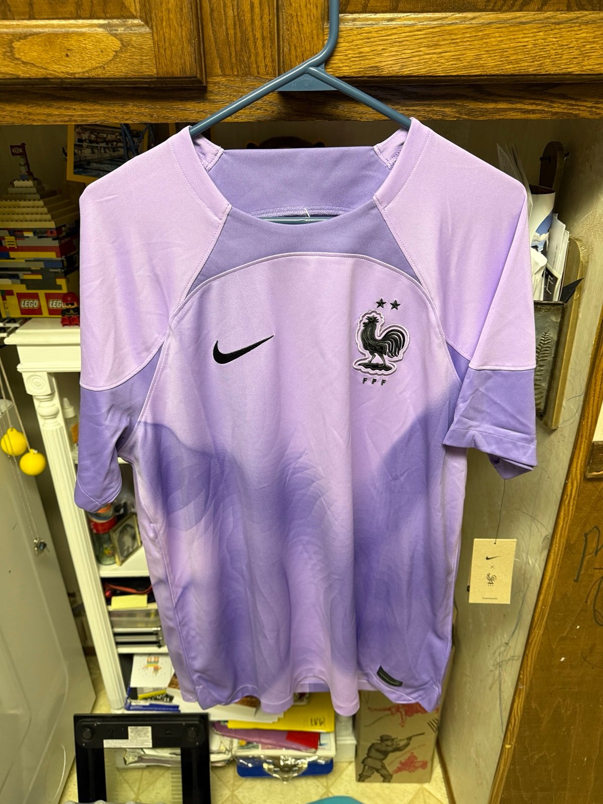FFF 2022/23 Stadium Goalkeeper Men's Nike Dri-FIT Short-Sleeve Soccer Jersey