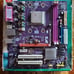 ECS GeForce6100PM-M2 (V2.0) Main board with CPU, I/O Shield + Crucial Ram x2