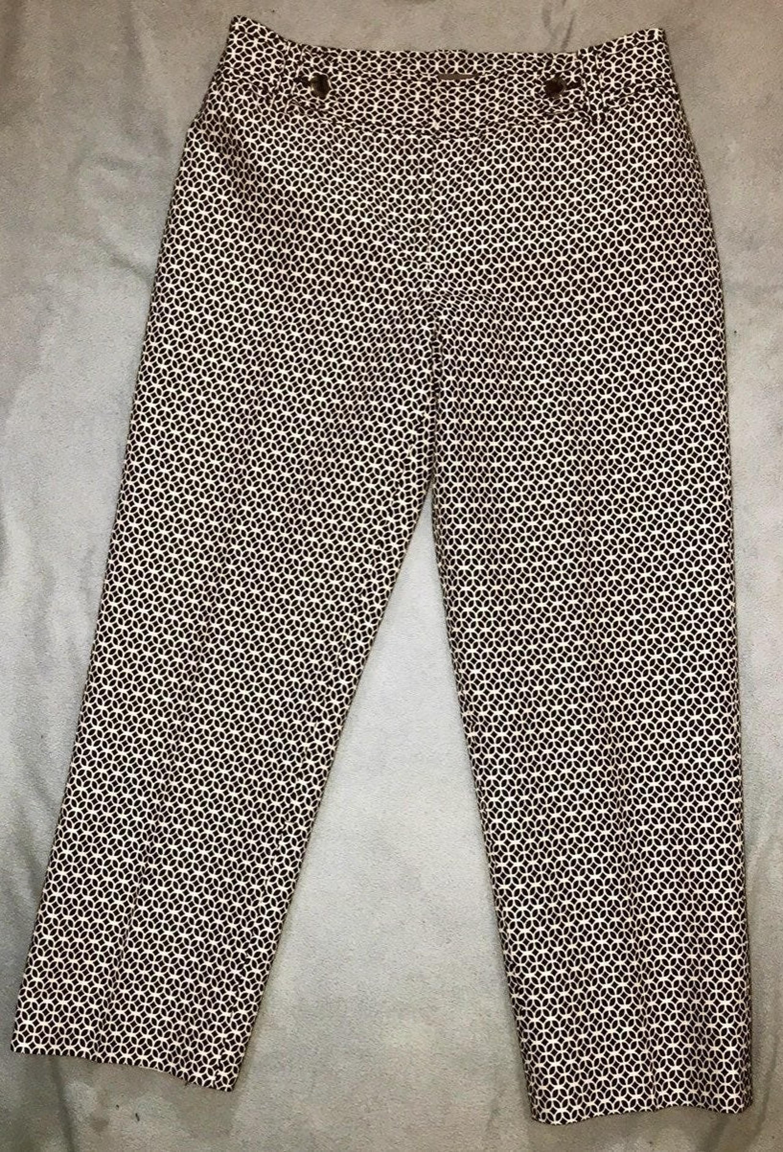 ANN TAYLOR WM 6 CAPRI DRESSY lined PANT