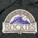 New Sz 2XL Men’s Fanatics Colorado Rockies Hoodie Pullover Black MLB NWOT