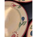 Pfaltzgraff Palermo Salad & Dinner Plates Set of 4 each Yellow Floral