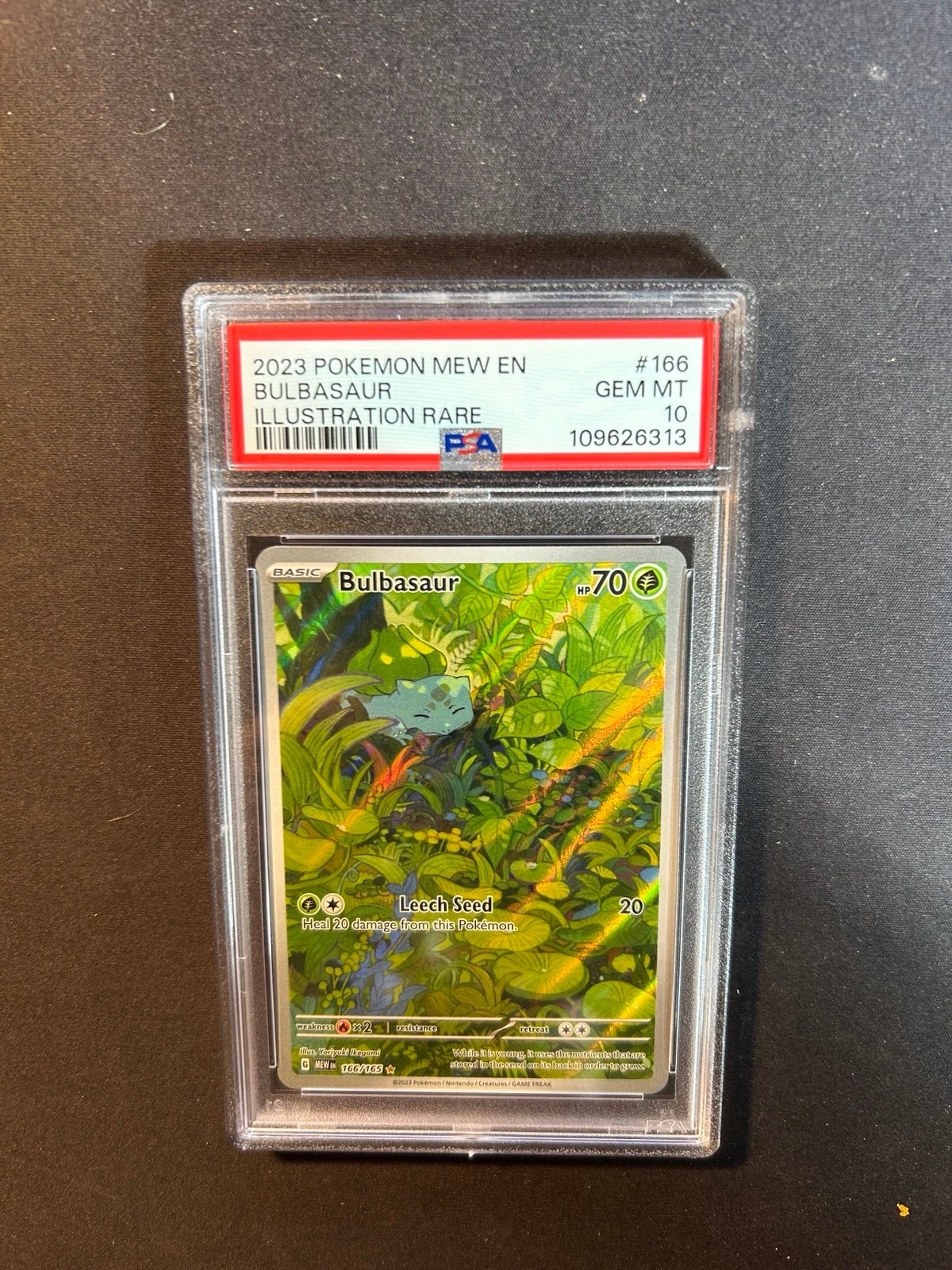Bulbasaur 166/165 Sv: Scarlet & Violet 151 PSA Gem Mint!