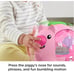 Fisher-Price Laugh & Learn Count & Rumble Piggy Bank Baby Toy with Music Motion