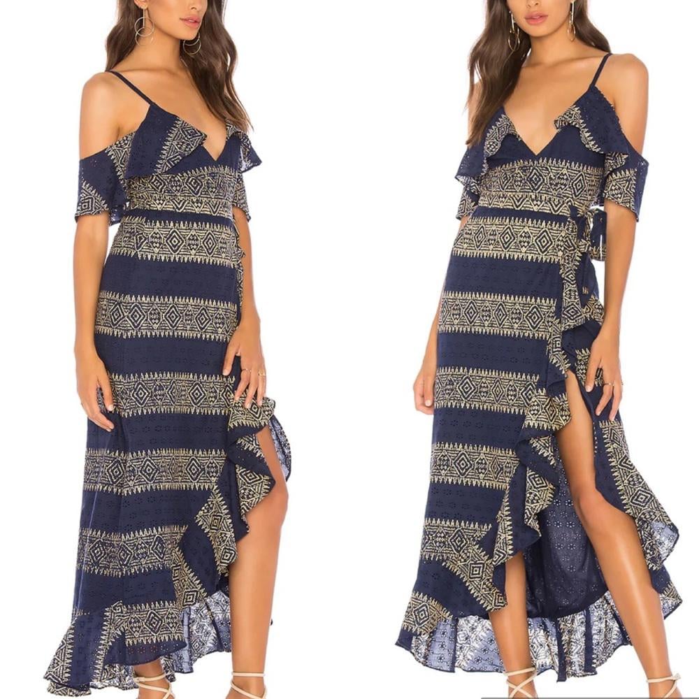 Tularosa Margie Dress in Indigo