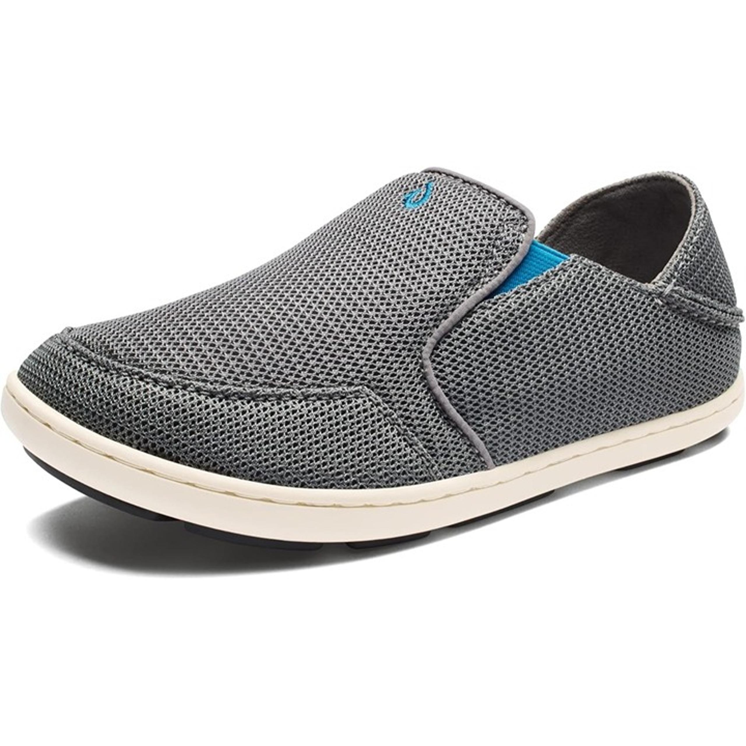 OLUKAI Nohea Grey/Suba Mesh Drop-In Heel Comfort Shoes Kids size B12