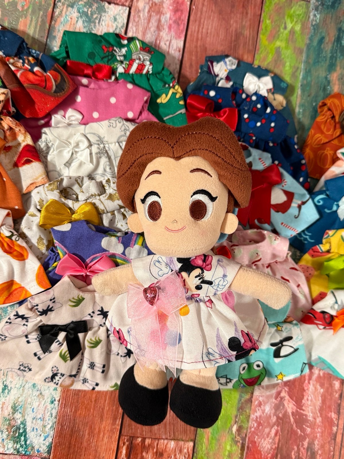 21 doll dress fits nuiMOs plush clothes outfit lot