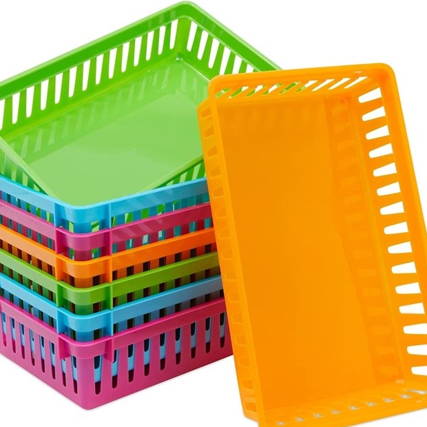 8 Pack Colorful Storage Bins