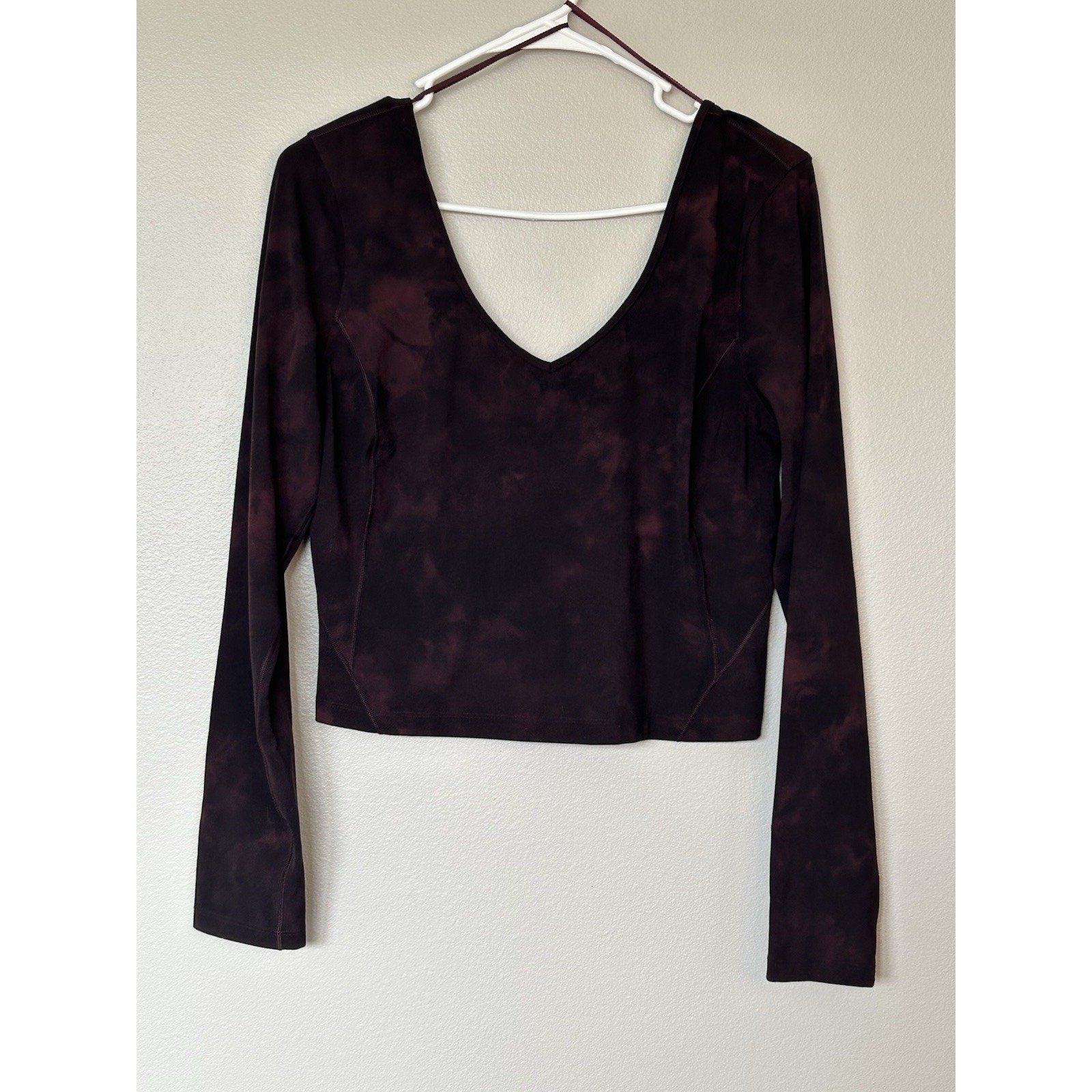 Lululemon Align Long Sleeve Top 12. Cropped Workout Gym Yoga Breathable Wicking