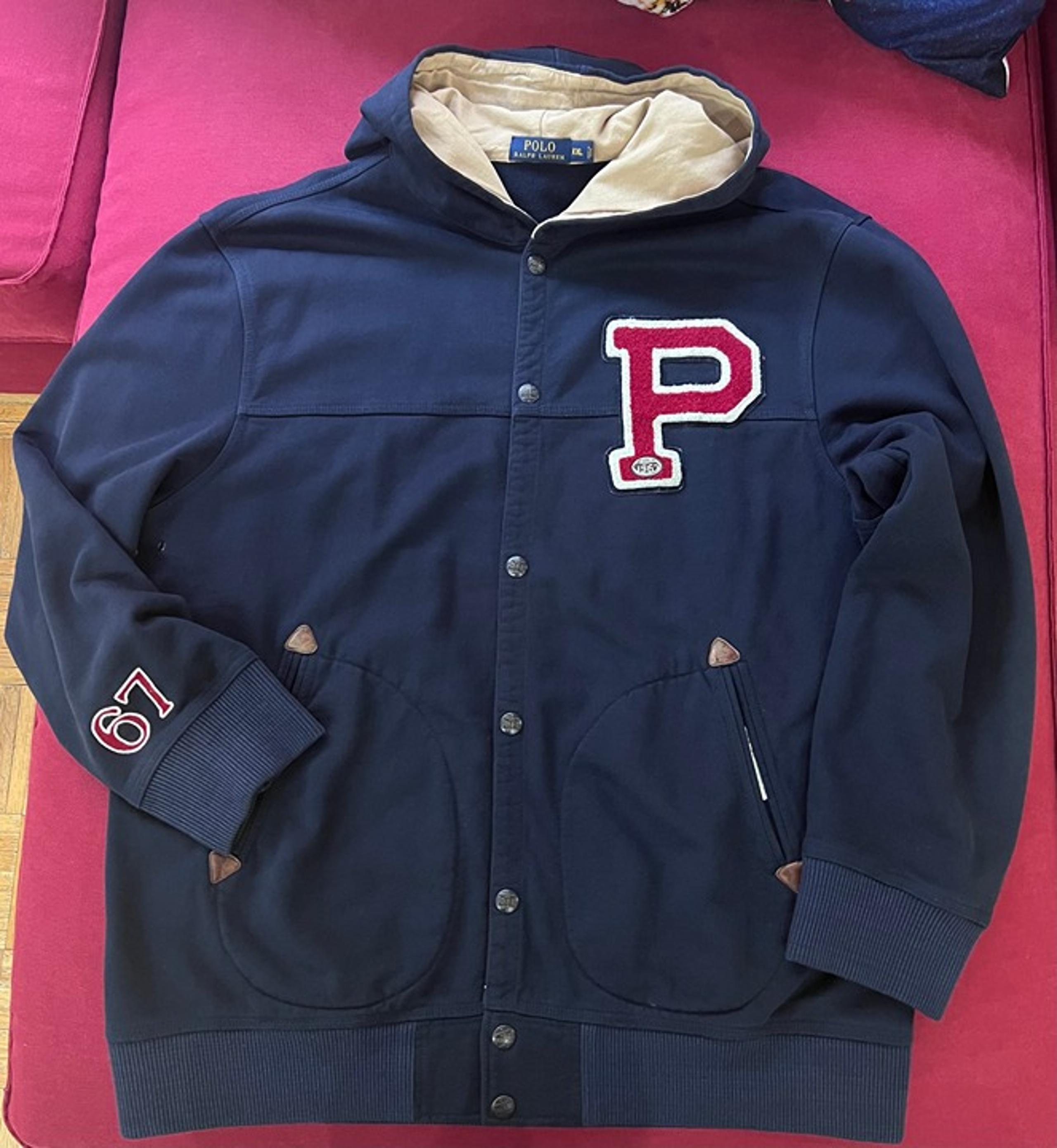 Polo Ralph Lauren Madison Ave Big P FB Varsity Jacket Limited Edition - Size XXL