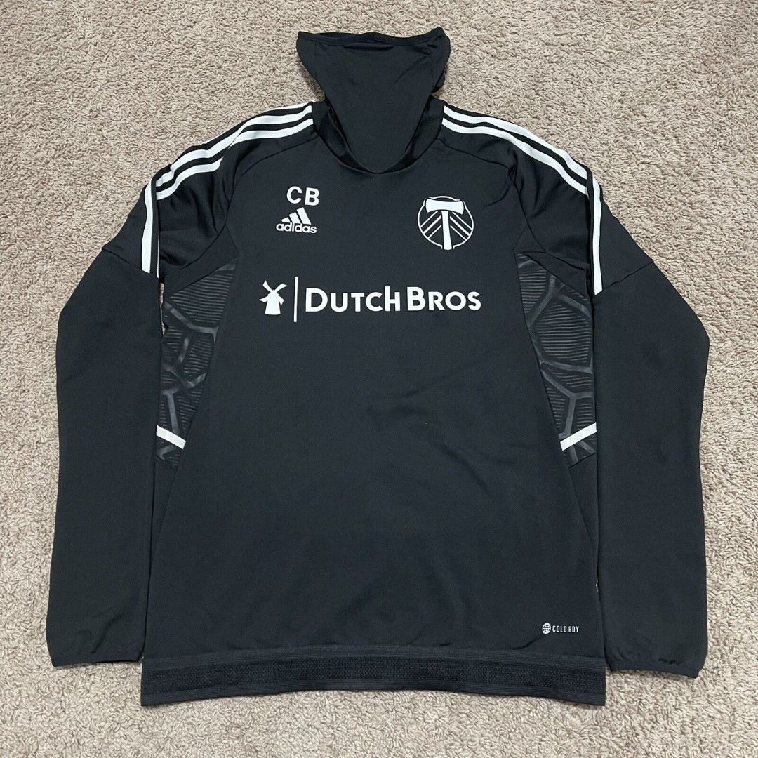 Portland Timbers Training Top Large Black Claudio Bravo Player Worn Turtleneck