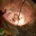 VINTAGE color-wheel FIBER OPTIC ANGEL TREE TOPPER / SILVER ICE QUEEN ANGEL