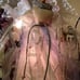 VINTAGE color-wheel FIBER OPTIC ANGEL TREE TOPPER / SILVER ICE QUEEN ANGEL