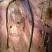VINTAGE color-wheel FIBER OPTIC ANGEL TREE TOPPER / SILVER ICE QUEEN ANGEL
