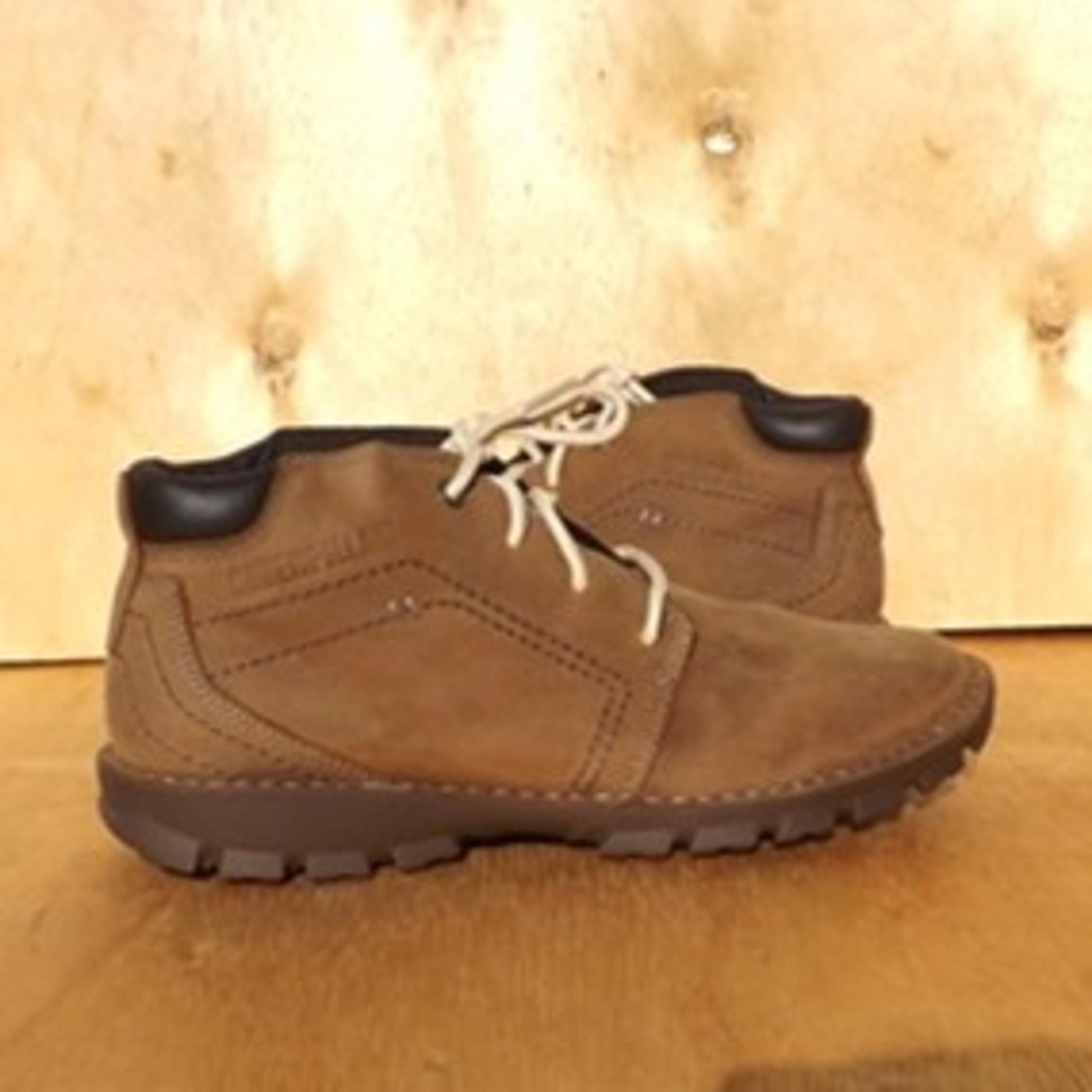 Size 10 Caterpillar Men's Transform 2.0 Chukka Boots- Dark Beige Leather
