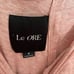 Le Ore Light Pink Split Back Sleeveless Tank Small