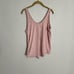 Le Ore Light Pink Split Back Sleeveless Tank Small