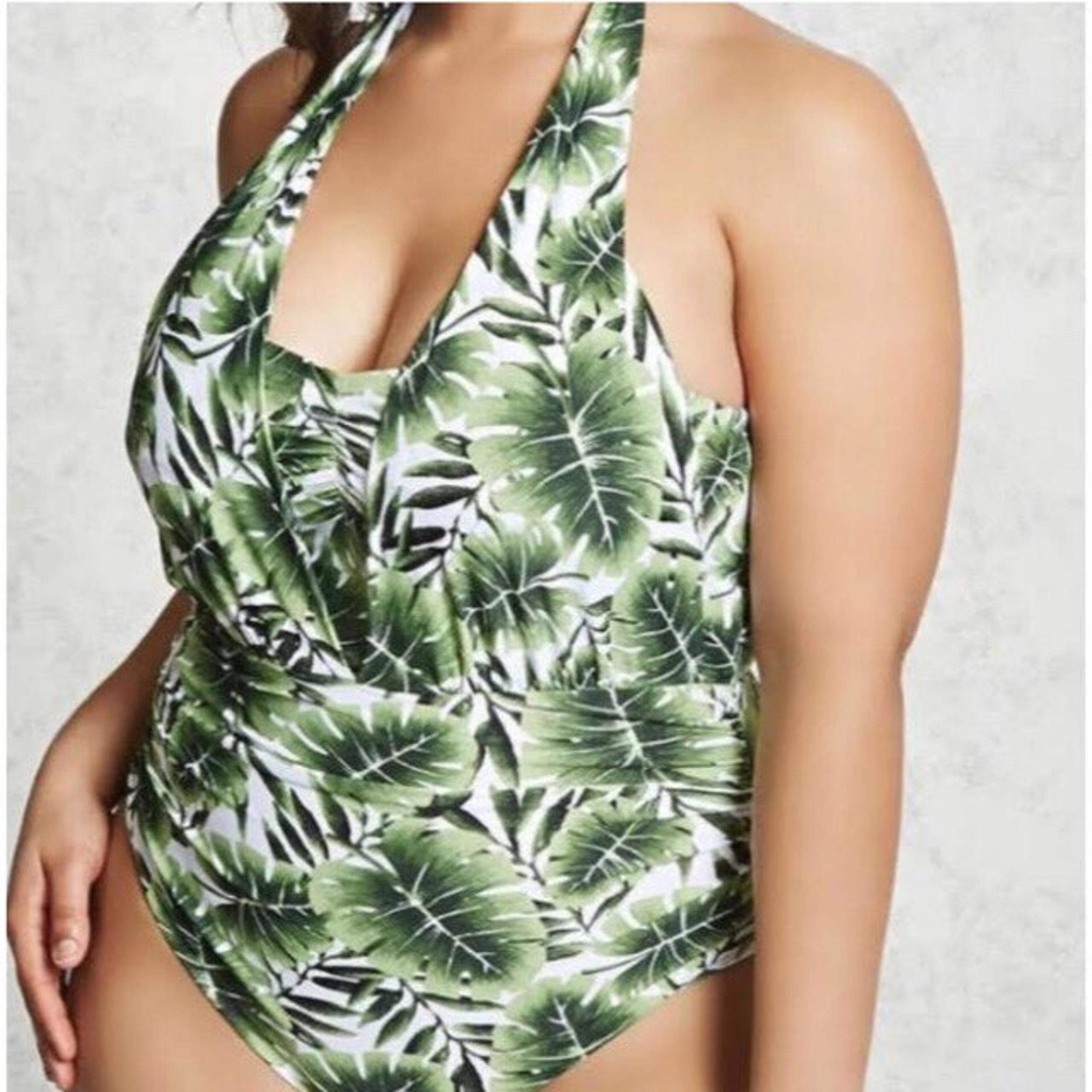 Forever 21 Plus Print One Piece Swimsuit