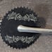 Retro 1990s Oem Mongoose BMX Crank Set 1 Piece Complete Nice Condition 42t