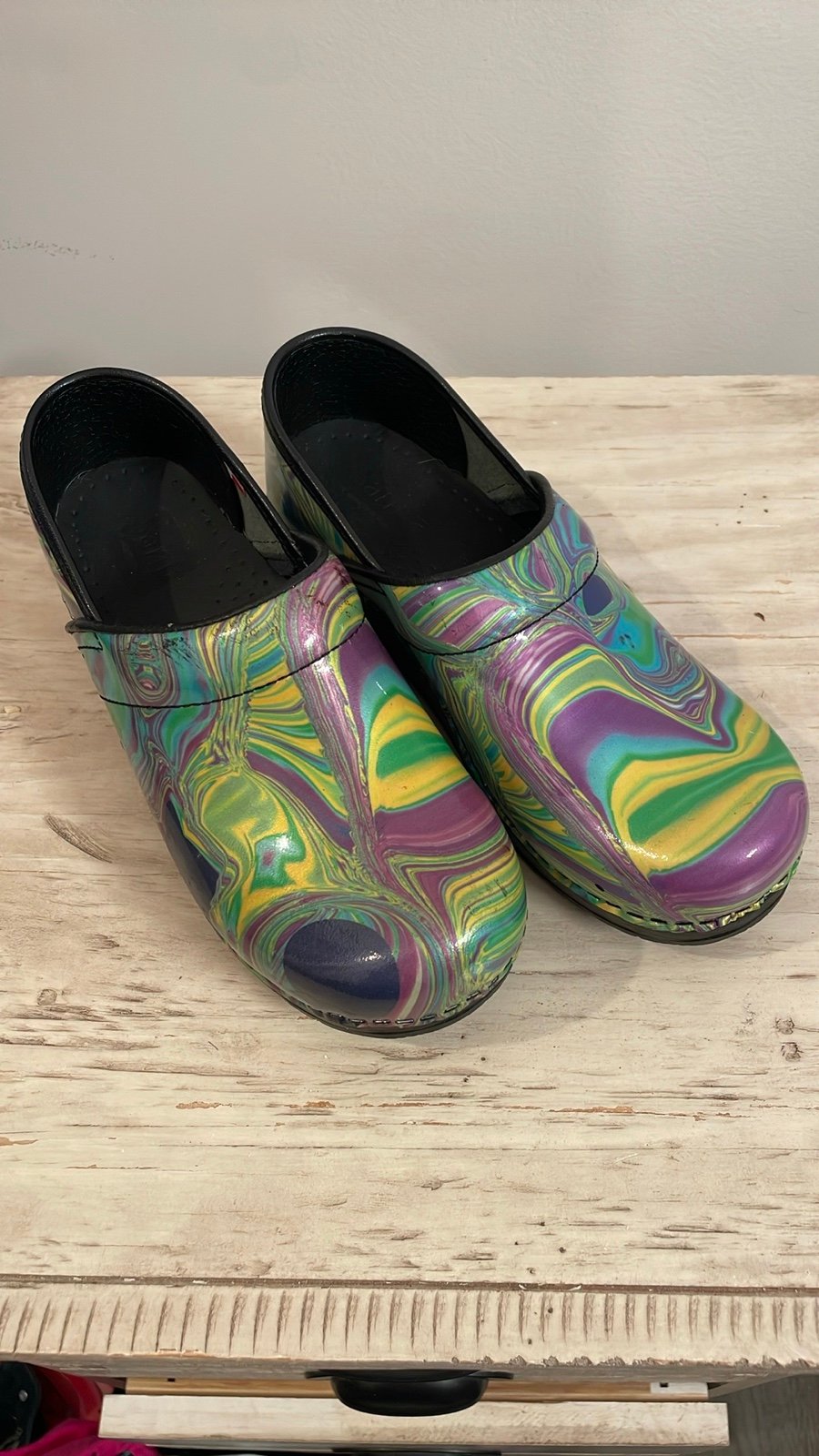 Sanitas danish leather Clogs