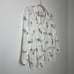 Vintage FLAX UnderFLAX Pajama Top FLAX Dolls Pattern Whimsical Linen White Sz S