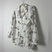 Vintage FLAX UnderFLAX Pajama Top FLAX Dolls Pattern Whimsical Linen White Sz S