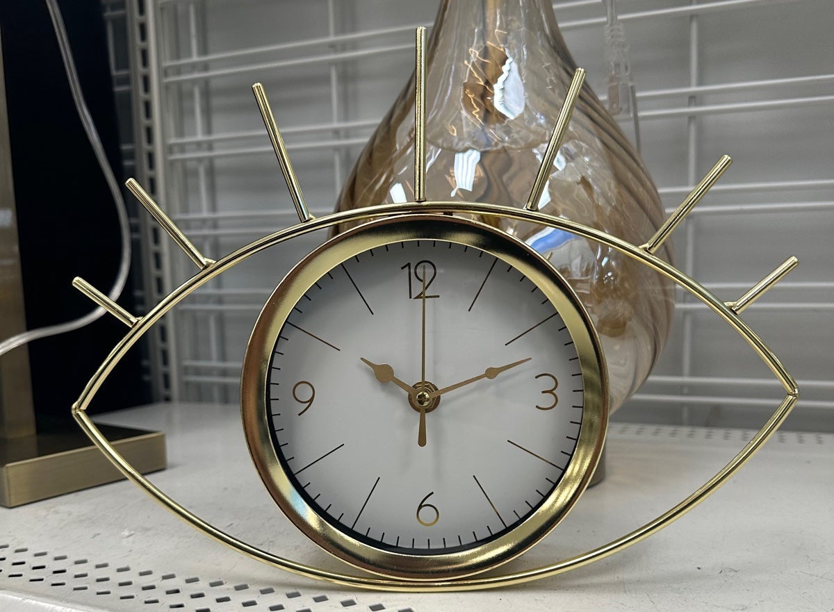 Evil eye clock