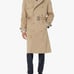 Hart Schaffner Marx Barrington Tan trench Coat Mens 40R Water Resistant