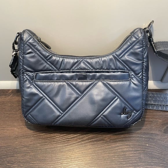 Lug Curtsy Mini in Metallic Indigo!! GUC