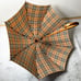 Burberry Nova Check Long Umbrella
