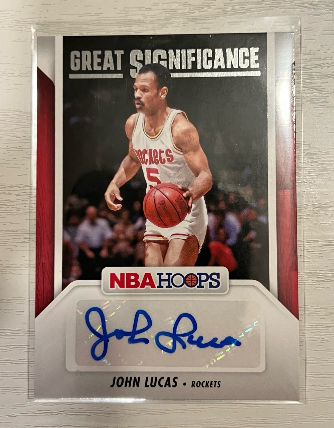 John Lucas auto card