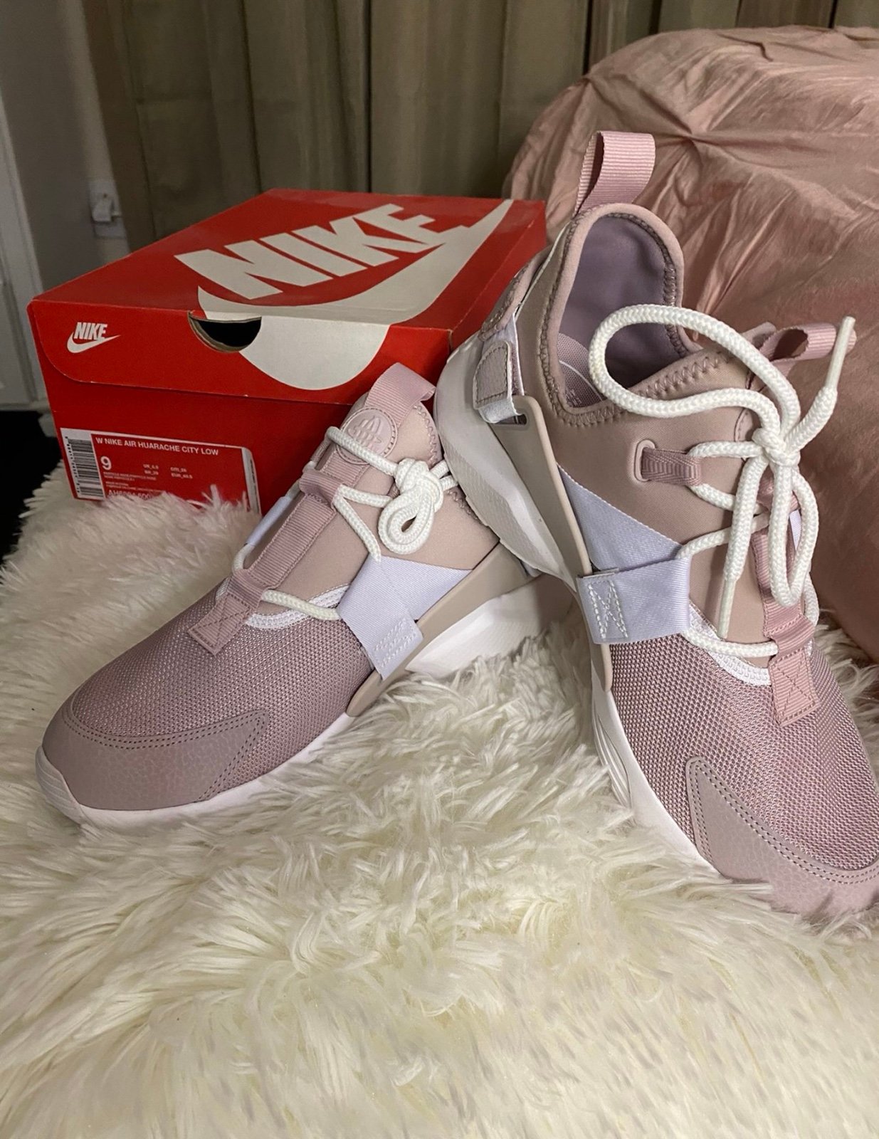 huarache city low pink