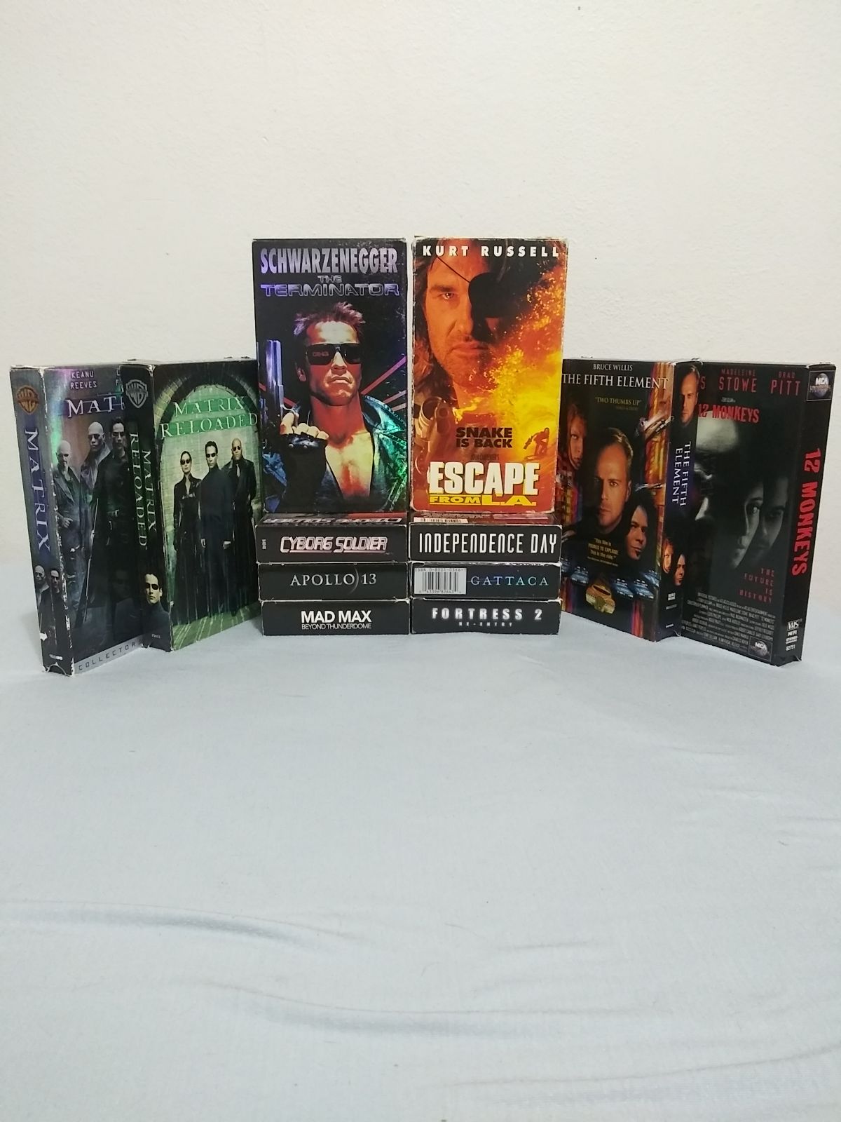 Vhs 12 mix action sci-fi thriller lot