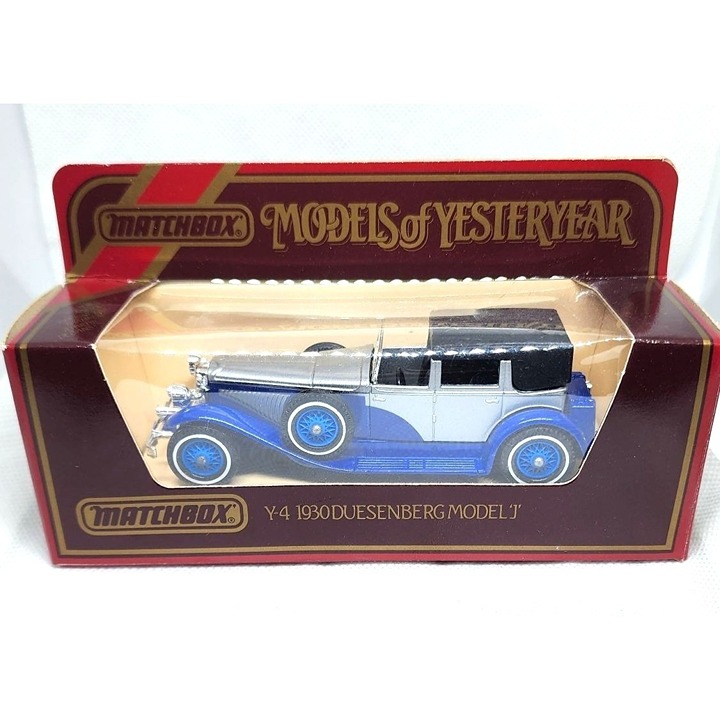 Matchbox Models of Yesteryear Y-4 1930 Duesenberg Model J Hispano Suiza 1:43 Car