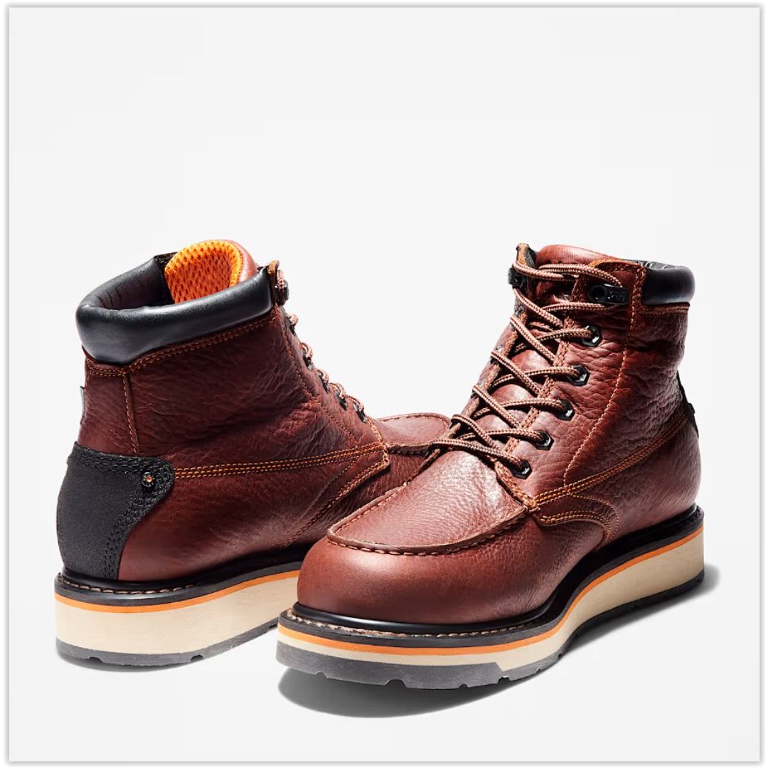 Men's Timberland PRO 6-Inch Gridworks Waterproof Soft Toe Work Boot TB0A2AXR214