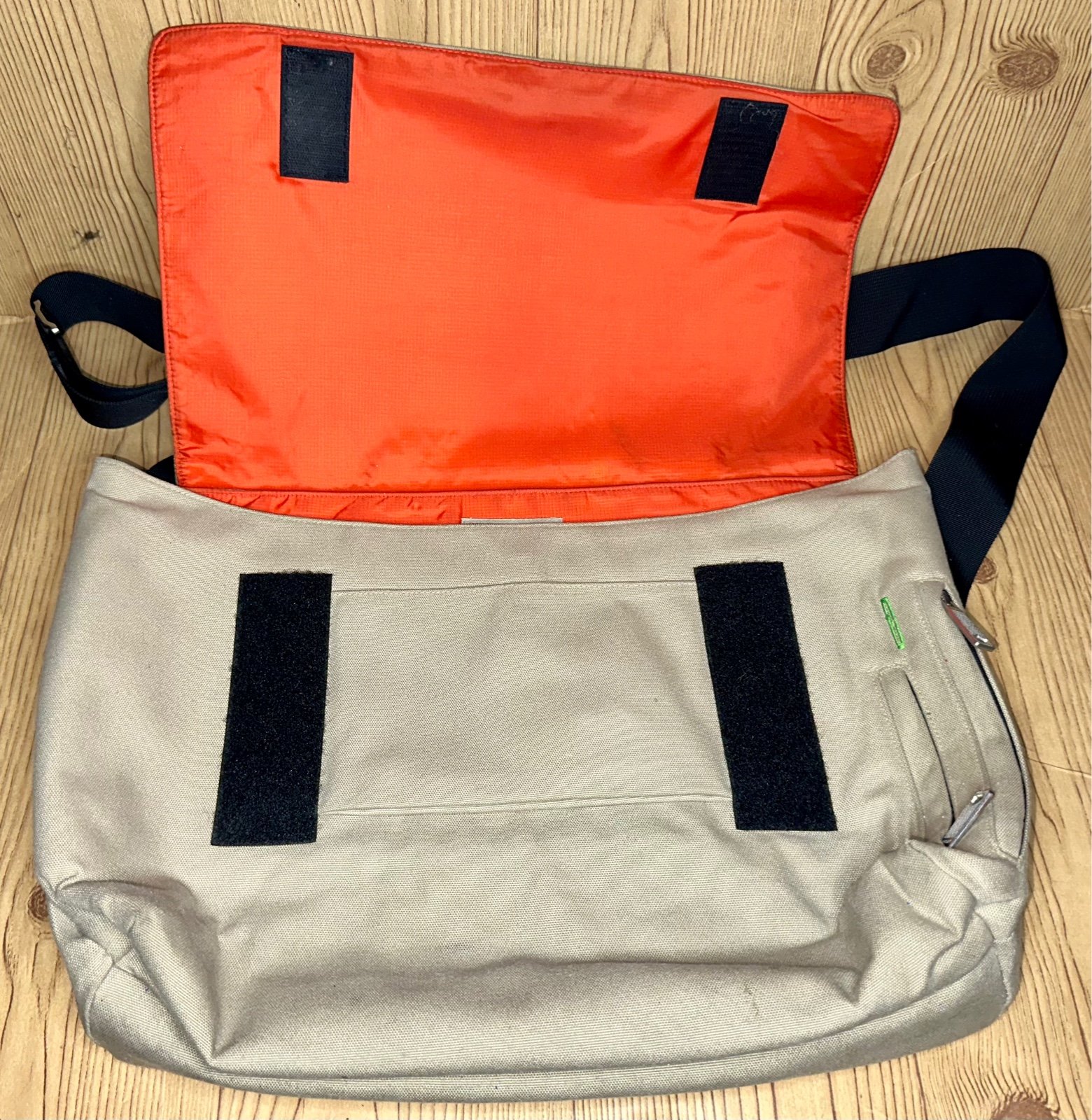 Jack Spade Greene St. Messenger Bag Mens Khaki Tan