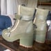 Converse All Star Lugged Platform Boots - Olive Green, Women’s Size 9