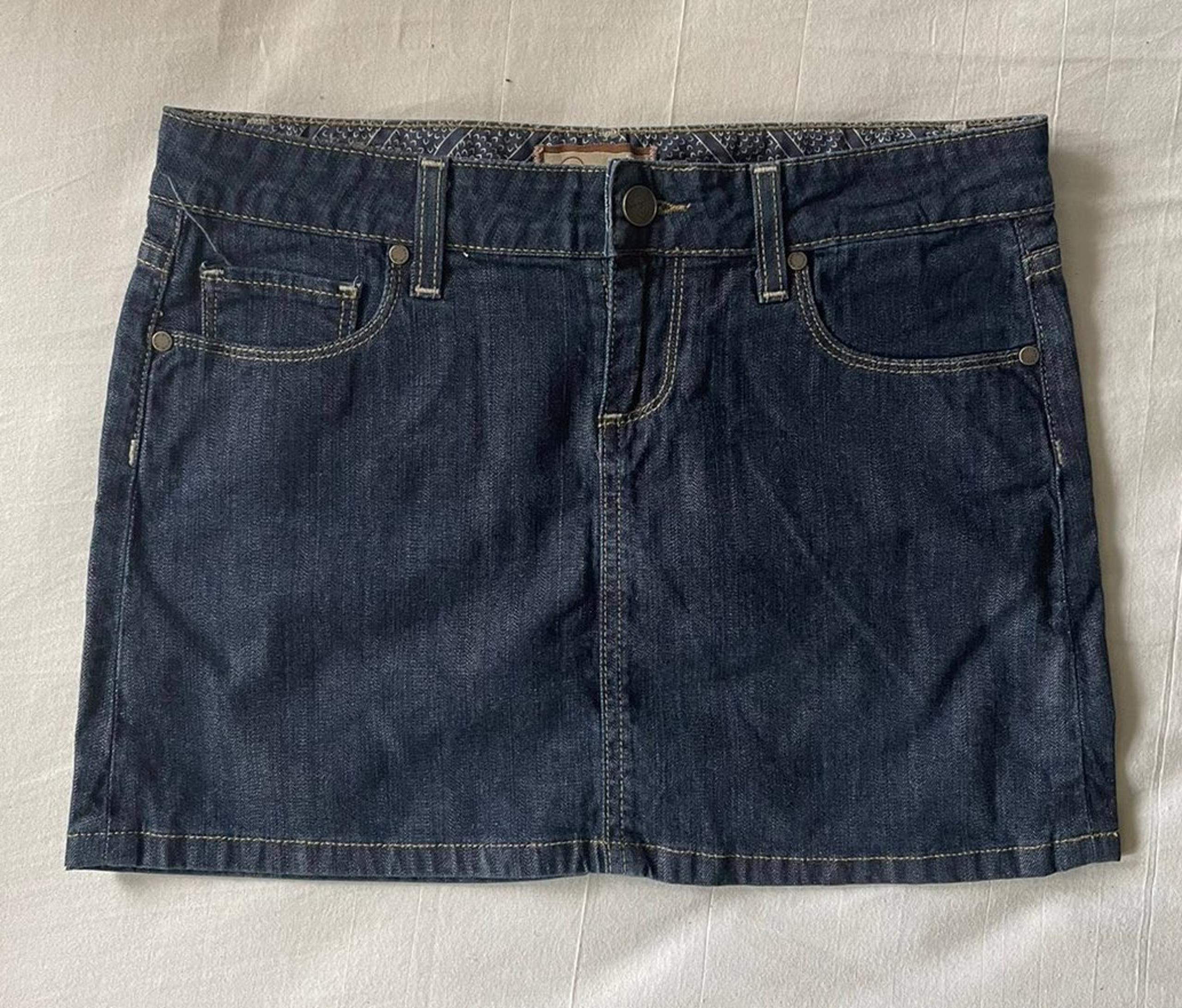 Paige womens denim skirt canyon