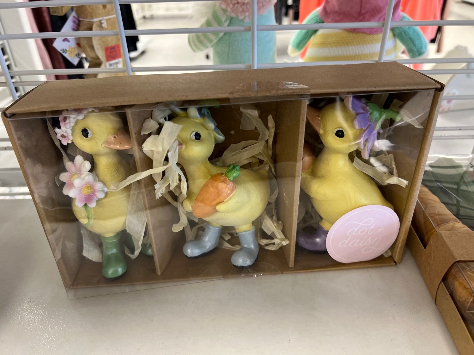 Spring Easter Duck Tabletop Set of 3