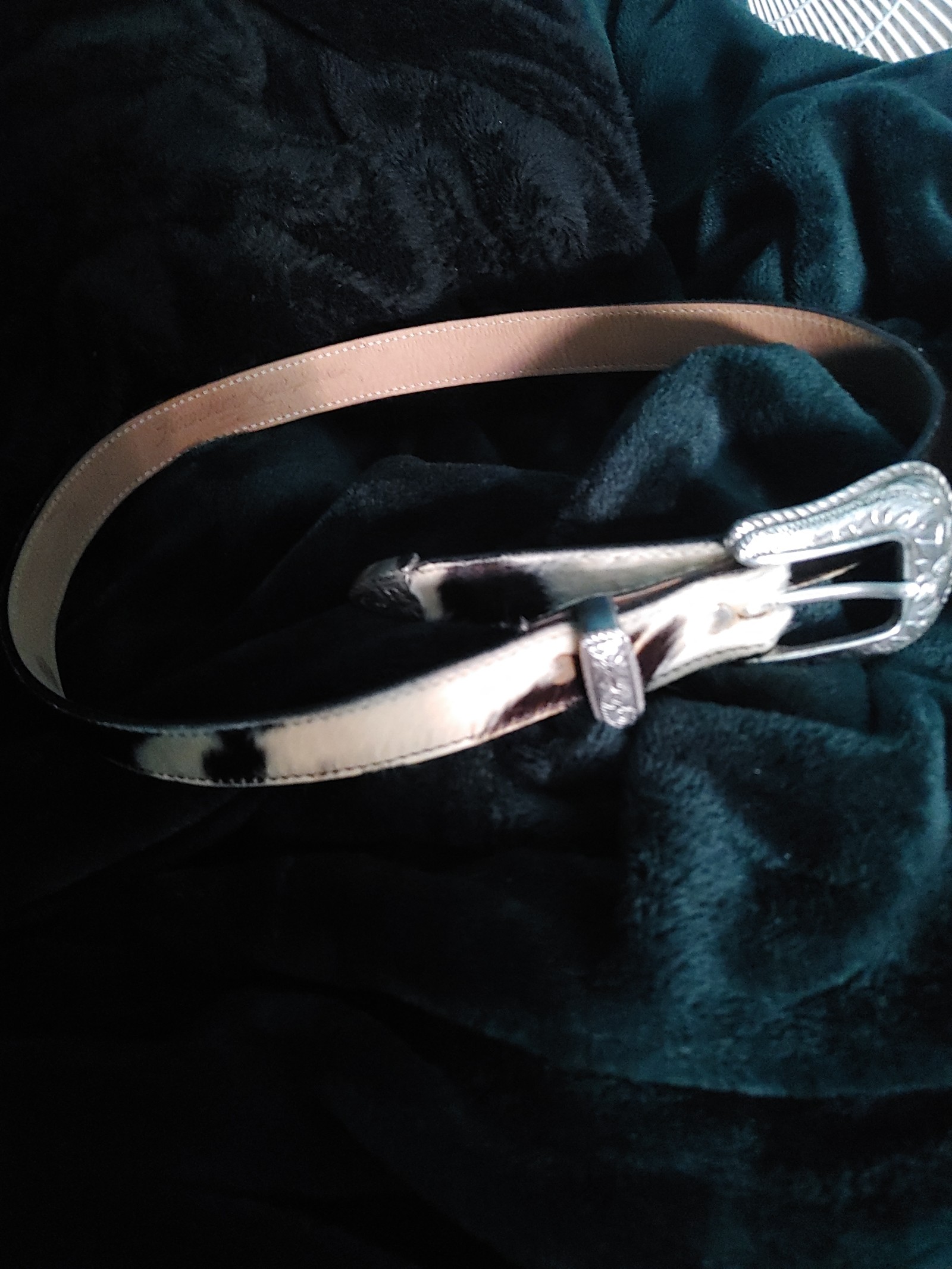 Another Line Belt (Real Cowhide) Size Small